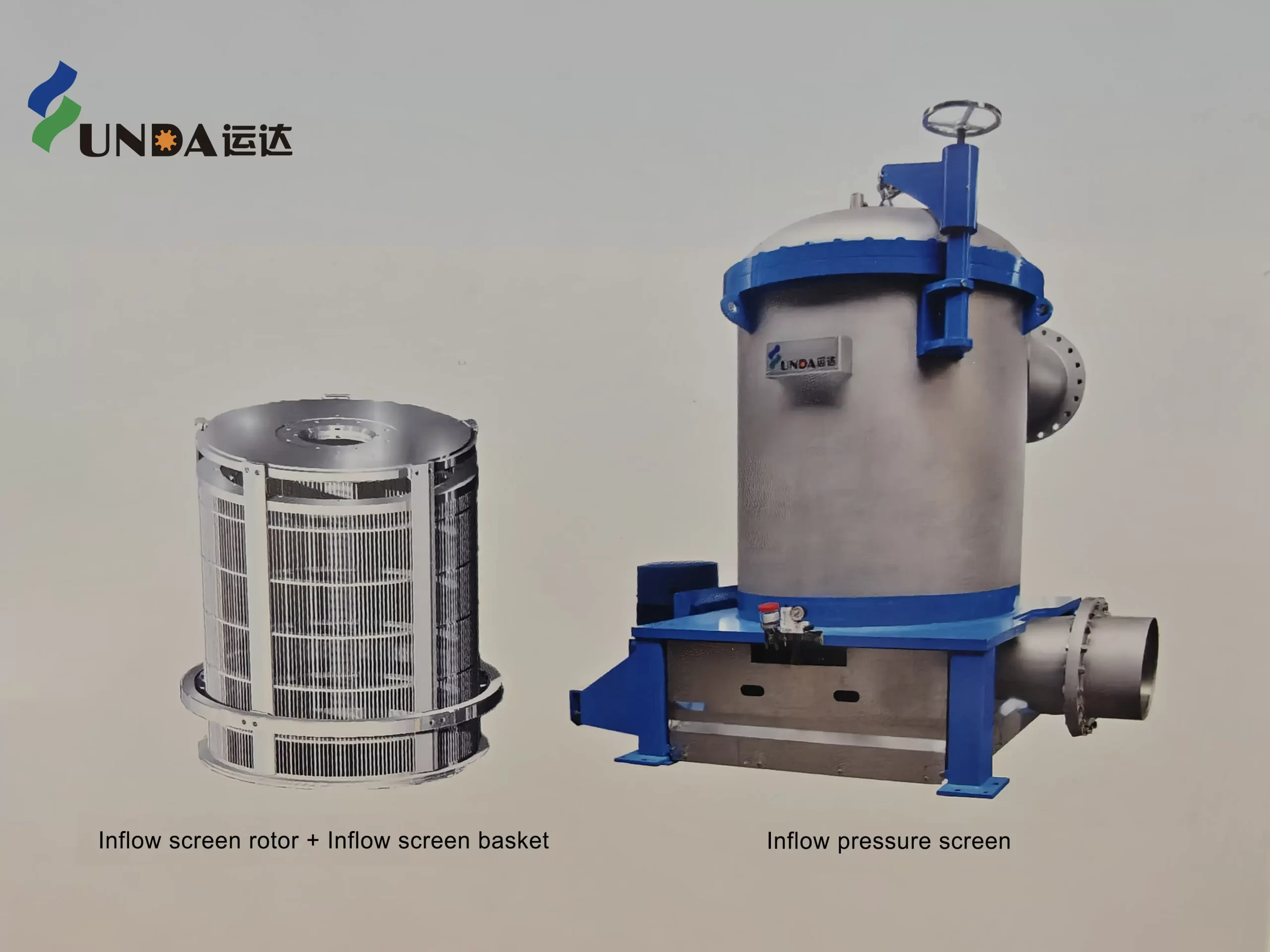 Inflow Pressure Screen para a Indústria de Papel e Celulose | Yunda